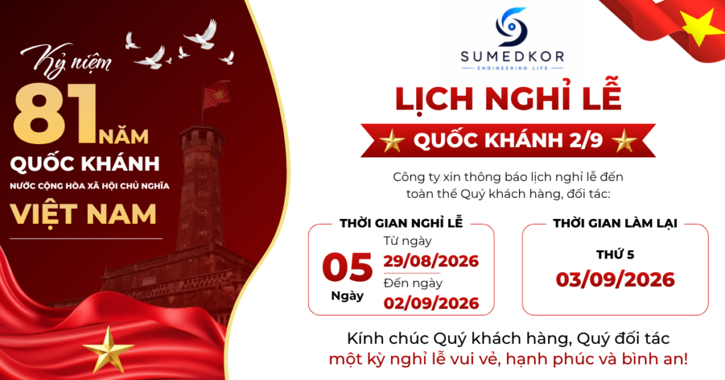 Thông báo lịch nghỉ lễ 02/09